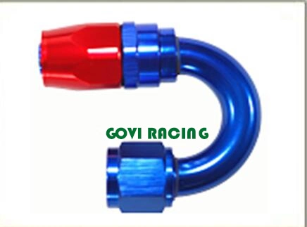 180 Degree Aluminum Swivel Hose End Fitting An10 An12