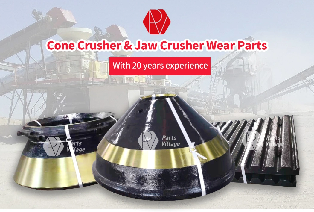 Cone Crusher Spare Parts CH420 CH430 CH440 Mantle and Bowl liner concave