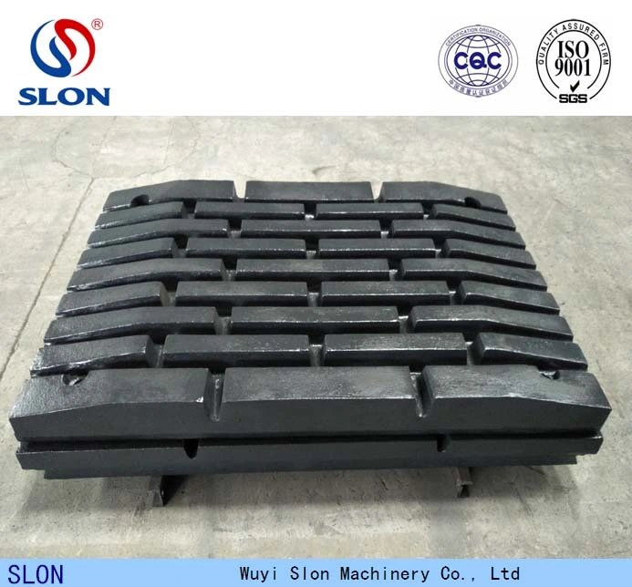 High Manganese Steel Jaw Plate for Metso/Nordberg C200 Jaw Crusher